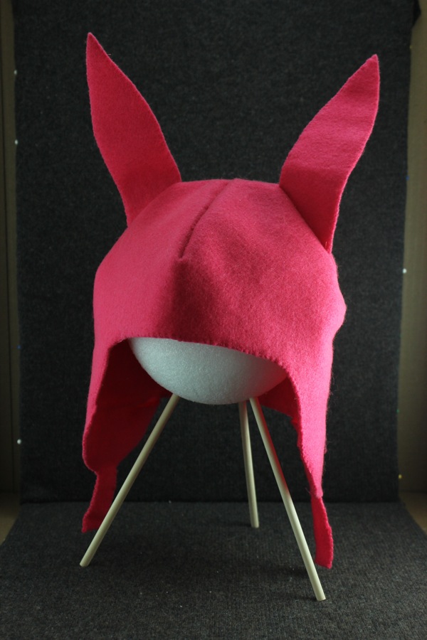 Louise Belcher - Cosplay Pink Fleece Bunny Hat 