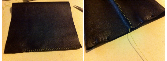How-to: Faux Leather Pouch