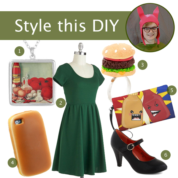 Louise Belcher costume - tea and craft