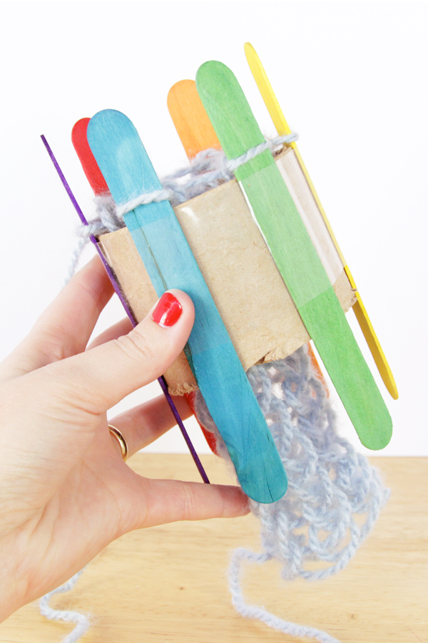 How To Diy A Knitting Loom Knit With It