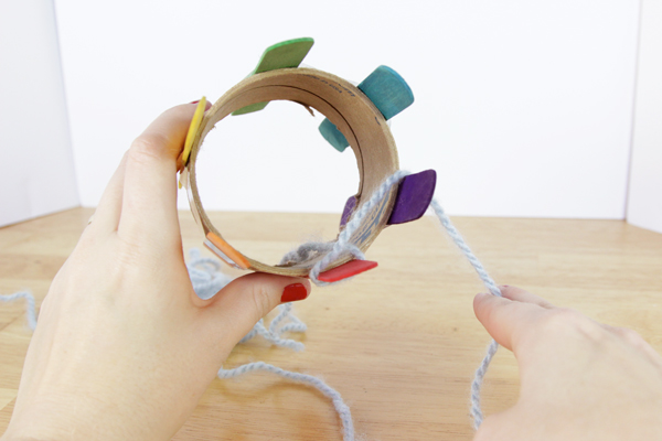 How To Diy A Knitting Loom Knit With It