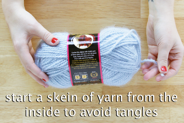 DIY FYI: Starting a Skein of Yarn