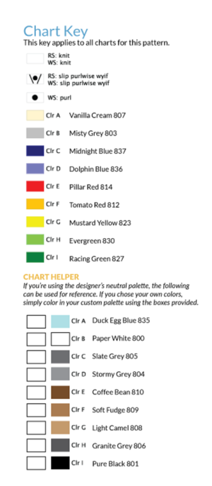 More Intarsia Mountain Color Palettes! | Hands Occupied